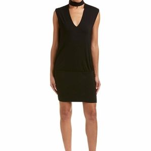 Bailey 44 🖤 Black drop waist blouson mini dress